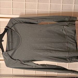 Gray workout hoodie